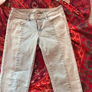 American Eagle Seam Two Tone Jeans